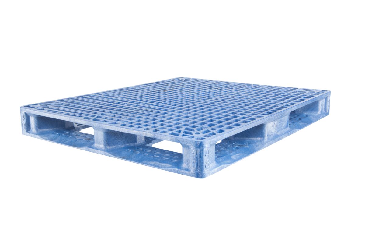 40 x 48 RCKO Rackable Plastic Pallet - Orbis, USDA Approved Material