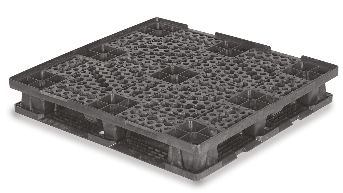 48 x 72 CIISF ASM - Stackable Plastic Pallet - Orbis, Fire