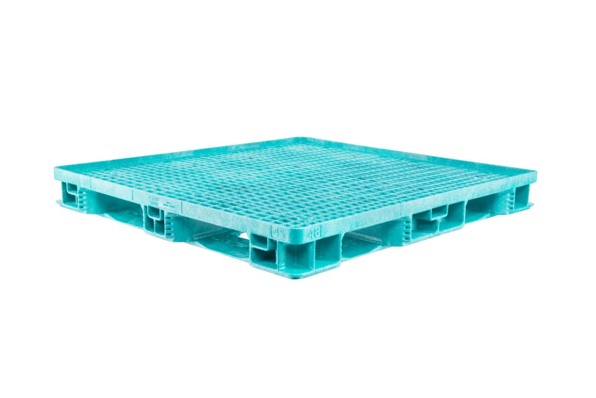 40 x 48 RCKO BLK - Rackable Plastic Pallet - Orbis, HDPE Material