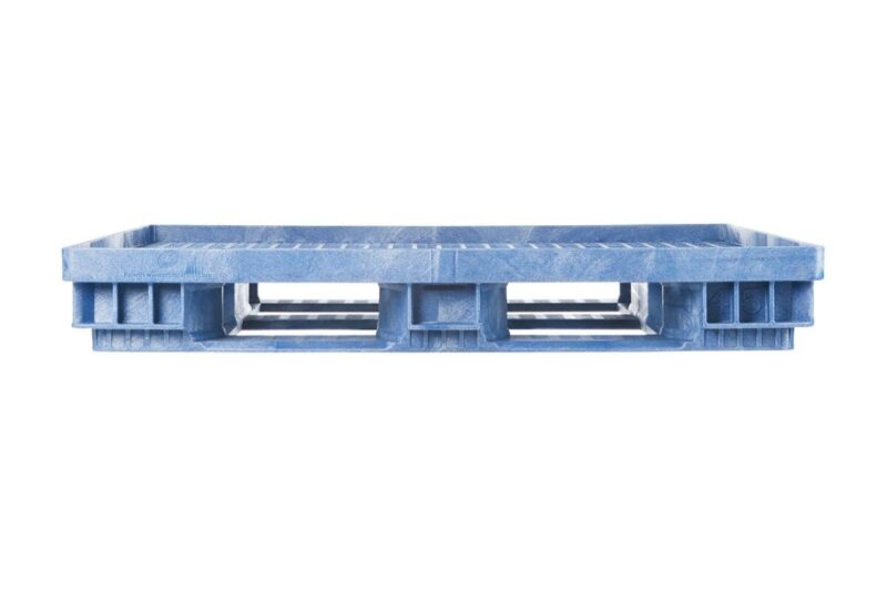MJ PT OA　ポスト　ブルー　グレー 45 x 48 HDPT Plastic Stackable Pallet - ORBIS