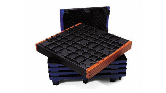 48 x 72 CIISF ASM - Stackable Plastic Pallet - Orbis, Fire