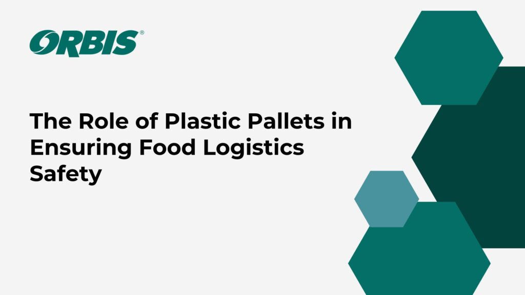 The role of plastic skids in ensuring food logistics safety.