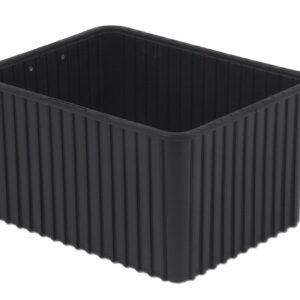 There is no need to replace anything as the Product Name "DC3060-XL" is already present in the sentence. The sentence remains:

"The DC3060-XL is a black plastic rectangular bin with ribbed sides.