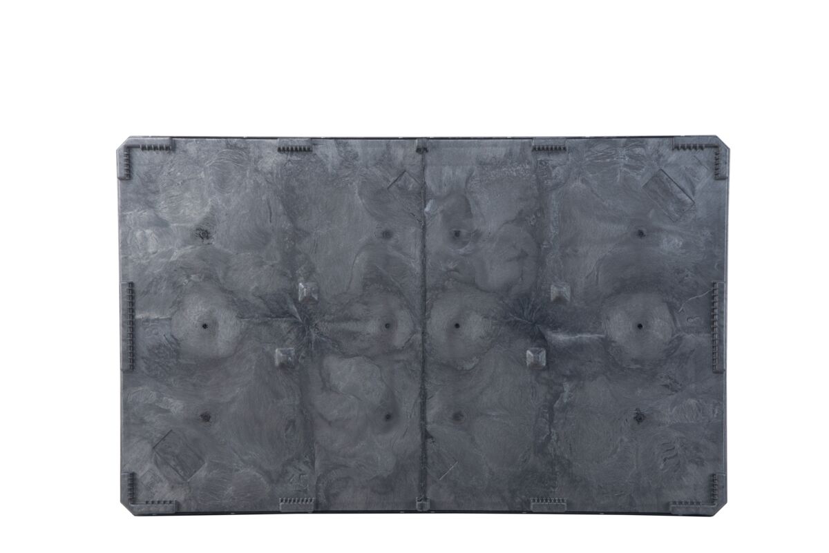 Top view of CHDRT7848 lid for bulk container on white background