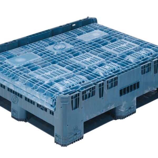 Collapsed view of AG4048-46 reusable bulk container.